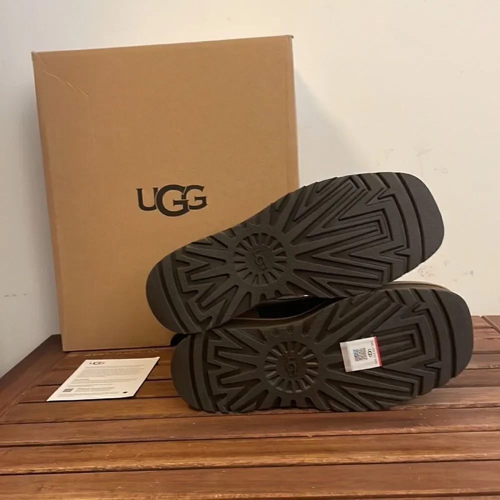 UGG Cityfunc Zip Boots Hickory USA Women Size 9.5/UK 7.5/EU 40.5